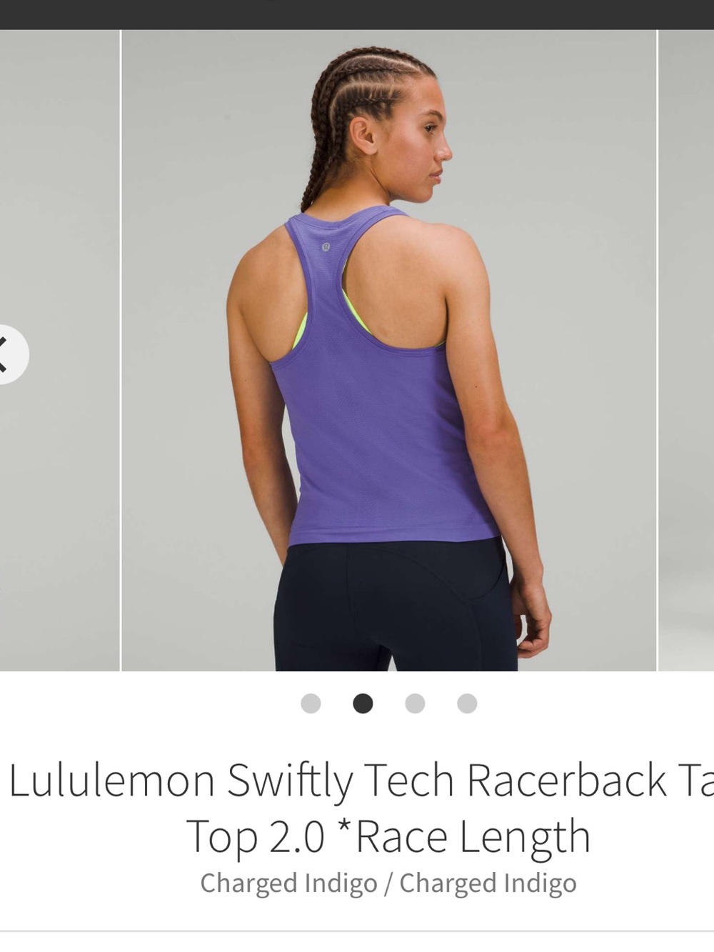 lululemon athletica Swiftly Tech Racerback Tank Top Size 6 - Picture 2 of 6
